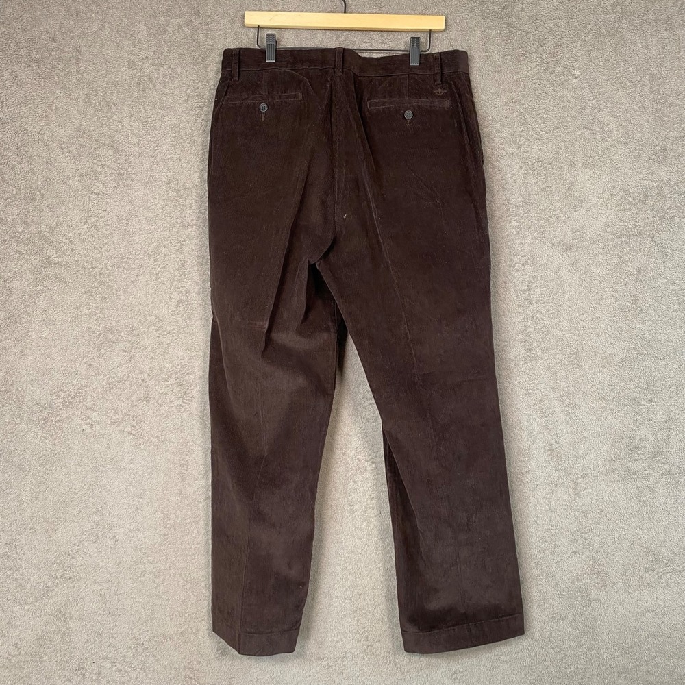 Dockers Mens Brown Corduroy Pants Size 36x30 D3 Professor Academia Straight Leg - Picture 4 of 11